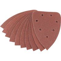 Draper 80G Aluminium Oxide Sanding Sheets (141 x 141 x 98mm)
