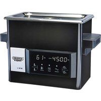Draper 92632 Ultrasonic Cleaning Tank 3L High-Performance Transducers LED Touch