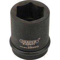 Draper Expert 28mm 3/4" Square Drive Hi-Torq® 6 Point Impact Socket