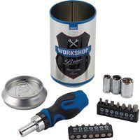Draper 99413 Stubby Ratchet Screwdriver and Bit Set (18 Piece)