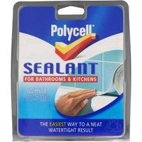 Polycell - Sealant Roll 41mm White - PLCSSBKWH41