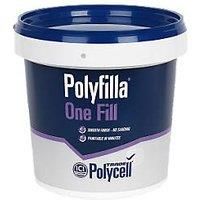 Polycell Trade Polyfilla Ready Mixed One Fill Filler 1L