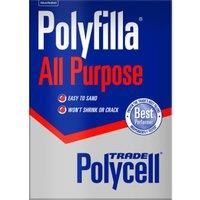 2Kg Polycell Polyfilla All Purpose Powdered Filler - Use Inside / Outside