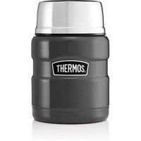 Thermos Stainless King Food Flask, Gun Metal, 470 ml, 105053