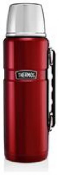 Thermos Stainless King Red Flask  1.2L