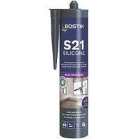 Bostik S21 Multi Purpose Silicone Sealant White 310ml (376JE)