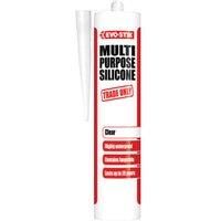Evo-stik 30812741 483422 290ml Multi-Purpose Silicone-Clear