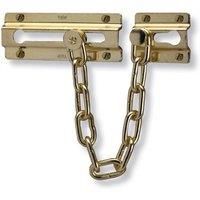 Yale P-1037-PB Door Chain, 6inch/15cm chain length, Polished Brass Finish, Standard Security, Visi Packed, suitable for Wooden doors