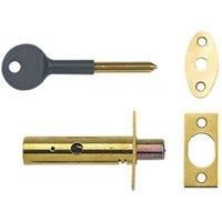 Yale P-2PM444-PB-2 Door Security Bolt, Polished Brass Finish, pack of 2, Standard Security, Visi Packed, suitable for hinged and wooden doors