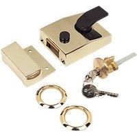Yale Deadlocking Nightlatch Brasslux Standard