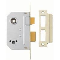 Yale P-M236-CH-63 Bathroom Sashlock, Visi Pack, Suitable for Internal Doors or Bathroom Doors, Chrome Finish, 2.5 Inch/64 mm