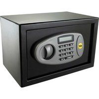 Yale Y-SS0000NFP Small Digital Safe, Steel Construction, LCD Display, Emergency Override Key, 8 Litre Capacity