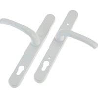 Yale Universal Door Handles White 92mm Lock Centres PVC