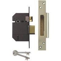 Yale B-BSSL-2.5-CH British Standard 5 Lever Mortice Sashlock, Chrome Finish, Boxed, Suitable for External Doors, 2.5 Inch/64 mm