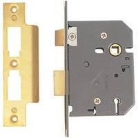 Yale B-M550-PB-78 5 Lever Mortice Sashlock, High Security, Brass Finish, 3 Inch/76 mm