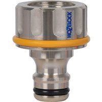 Hozelock Pro Metal 1/2” BSP, 21mm Outdoor Tap Connector
