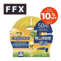 HOZELOCK 50m Ultimate Hose, Yellow for Weather proof - Fast & Free Delivery