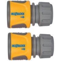Hozelock Ltd 2070 6025 Standard Soft Touch Hose End Conn. Twin Pack Hoze