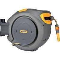 Hozelock Auto Reel with 20 m Hose, Yellow/Grey