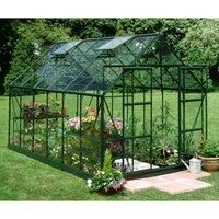 8'6 x 12£8 Green Frame Halls Magnum 812 Greenhouse (2.57 x 3.84m)