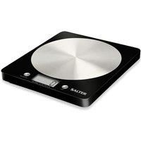 Salter 1036 5Kg S/Steel Disc Electronic Digital Kitchen Scales Aquatronic, White