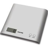 Salter Arc Digital Kitchen Scales – Electronic Food Weighing, Slim Design Cooking Scale Appliance for Home, LCD Display, Add & Weigh, Compact Storage, Easy to Clean, 15 Year Guarantee - White