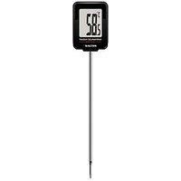 Heston Blumenthal Digital Meat Thermometer by Salter, Instant Read Food Probe for Kitchen, Cooking, BBQ, Within 0.1 Degree Precision, Incl. Battery, Case, Pocket Clip + Ideal Temperature Card - Silver