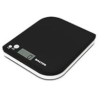 Salter 5kg Leaf Electronic Digital Kitchen Scale - Black- 1177 BKWHDR - NEW