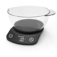 Salter Vega Digital Kitchen Scales – 1.8 Litre Pour Mixing Bowl Jug, Black