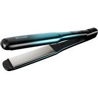 Revamp Progloss Ultra X Shine Ceramic Hair Straightener - Flat Iron w/ Wide Ceramic Ionic Floating Plates, Salon Professional Straightening and Curling for Long, Thick Hair, Ultra Fast Heat Technology