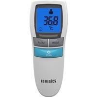 HoMedics No Touch Infrared Thermometer - Non-Contact, Portable, Forehead Temperature Reader, 1-Second Instant Measurement, Easy to Read LCD Display, Fever Alarm, Night Mode, Auto-Off - 2yr Guarantee