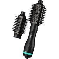 SBB Style Tools - Dry & Style 1200W Air Styler - 4-in-1 Hair Dryer Brush to Dry, Detangle, Smooth & Style Hair, with 2 Brushes, 4 Heat & Speed Settings & Hair Oils Macadamia & Argan Oil