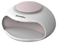Homedics 2-in-1 Nail Polish Dryer, UV Nail Lamp, Quick and Easy to Use, Sleek Finish in Minutes for Manicure and Pedicure, Suitable for Use with Gel Polish, Nail Polish and Acrylics