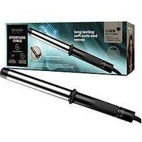 REVAMP Effortless Curls Extra Long Curling Tong - 32mm Hair Curling Tongs with Large Barrel, 25% longer, Smart Heat - Long Hair Tongs Infused with Argan Oil - Professional Wand Curler for Glossy Waves