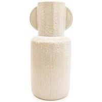 Esme Home Cream Wide Neck Vase