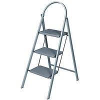 Werner 3 Step Grey Stepstool