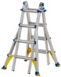 Werner 4-Section 3-Way Aluminium Multi-Purpose Telescopic Ladder 4.02m (800RH)