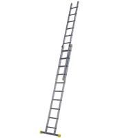 Werner Professional 4.97m 2 Section Aluminium Extension Ladder