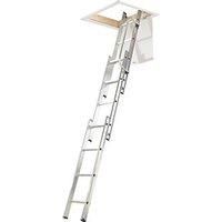 Werner Aluminium Loft Ladder 3 Section