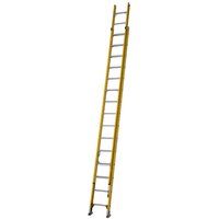 Werner Werner 4.5m Alflo Fibreglass Trade Double Extension Ladder