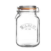 Kilner Clip Top Square Preserving Jars for Airtight Food Storage, Pickles & Jam