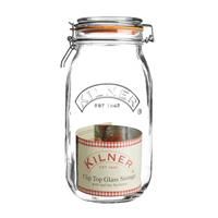 Kilner Round Clip Top Jar 2ltr | Kilner Preservation Jar, Kilner Storage Jar, Kilner Jam Jar with Cliptop Lid