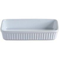 Mason Cash Collection Fine Stoneware Rectangular Baking and Serving Dish, Ceramic, White, 23 x 14 x 5 cm