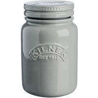 Kilner 0.6 Litre Ceramic Push Top Morning Mist Kitchen Storage Container Pot Jar