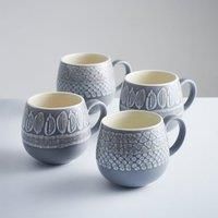 Mason Cash Impressions Coffee Tea Cup Grey Leaf 350ml 2001.880