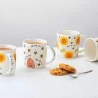 Price & Kensington Honey Bee Mugs Assorted 34cl