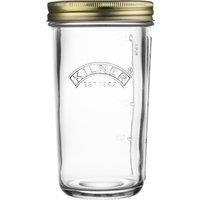 Kilner Wide Mouth Screw Top Lid Preserving Glass Jar 0.5 Litre Transparent (Pack of 2)
