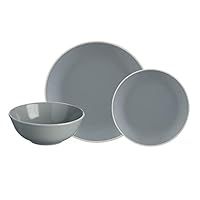 Mason Cash Collection Fine Stoneware Grey Dinner Set, Ceramic, 29 x 29 x 22 cm