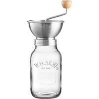 KILNER GLASS PRESS PRESERVE 1L JAR SET WITH STAINLESS STEEL HOPPER & 1 PIECE LID