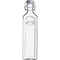 Kilner Clip Top Bottle, Clear/Transparent, 1 Litre